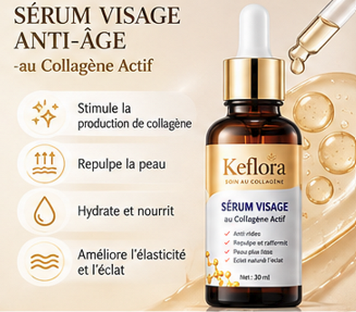 Coffret anti-rides collagène