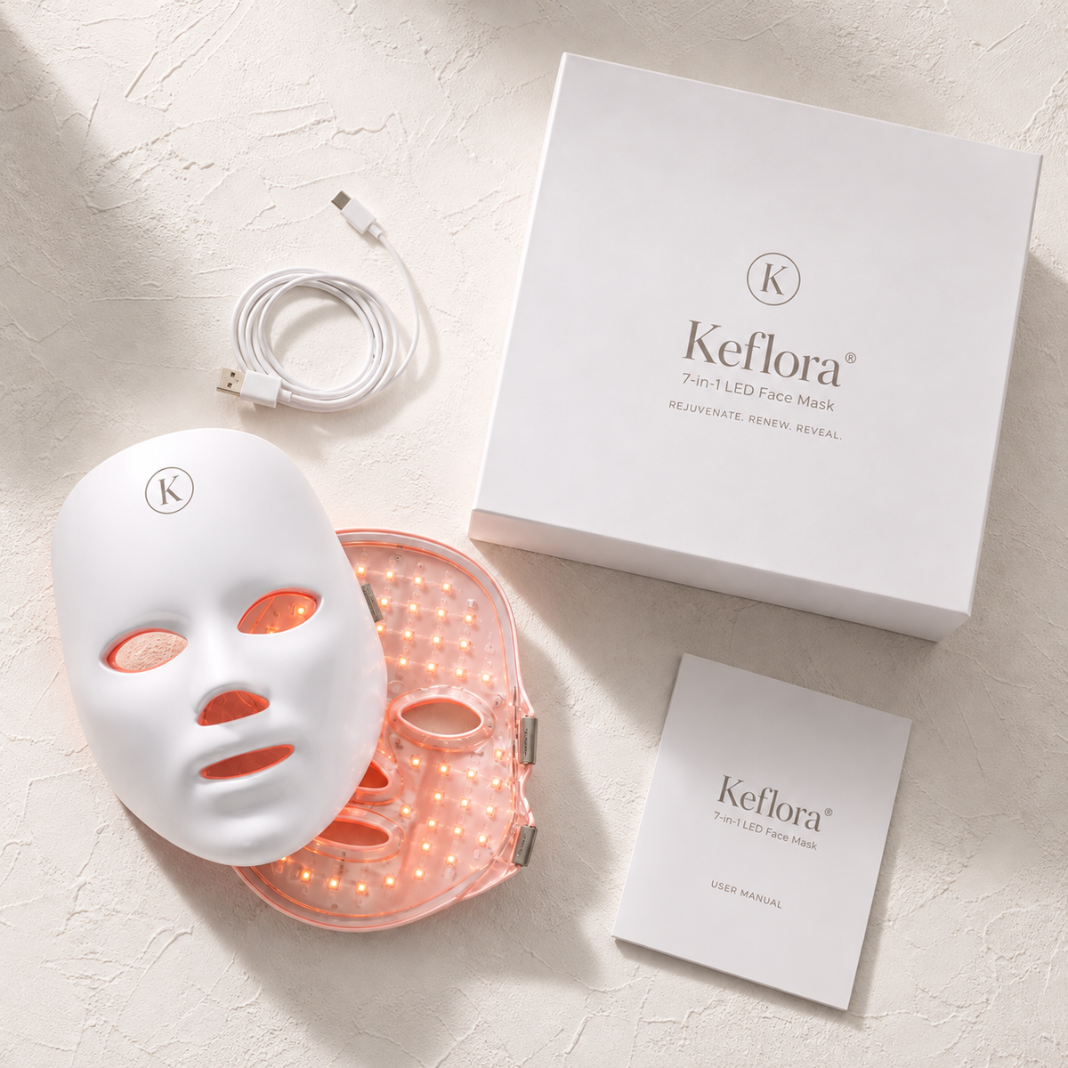 Masque LED Keflora™ 7 en 1